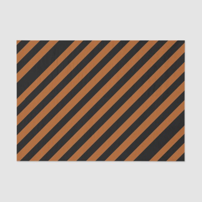 Halloween Stripes Seidenpapier (Vorderseite)
