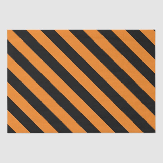 Halloween Stripes Seidenpapier (Vorderseite)