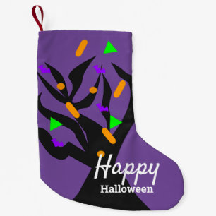 Halloween Strumpf   Gruseliger Baum Sprinkles Kleiner Weihnachtsstrumpf