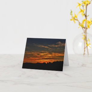 Halloween Sunset Karte