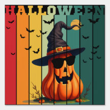 Halloween süß lustiger Kürbis vintage Herbst