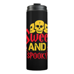 Halloween .Süß und Gruselig Thermosbecher