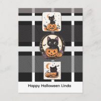 Halloween Süße Katze Herbst