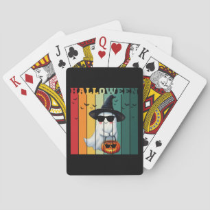 Halloween süße lustige Geist-Kürbis-Geschenkideen Spielkarten