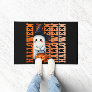Halloween Süße Lustige Geister-Typografie-Geschenk Fußmatte