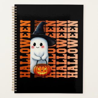 Halloween Süße Lustige Geister-Typografie-Geschenk Planer