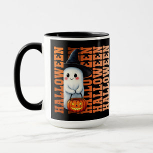 Halloween Süße Lustige Geister-Typografie-Geschenk Tasse