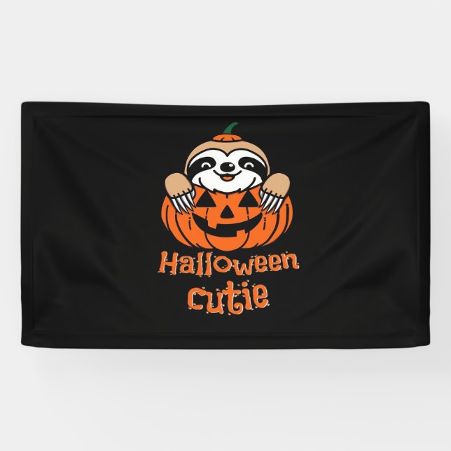 Halloween Süsse Sloth Essential T - Shirt Banner (Horizontal)