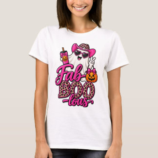 Halloween Süßer Geist Fab-BOO-Lous T-Shirt