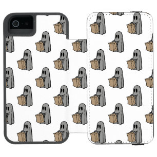 Halloween, Süßer Geist Grau, Süßes oder Saures, Bu Incipio Watson™ iPhone 5 Geldbörsen Hülle