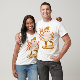 Halloween Süßer Geist Retro Herbst T-Shirt