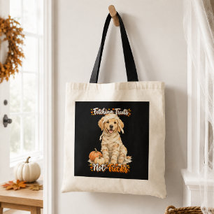 Halloween Süßer Golden Retriever Mumie Tricks Schw Tragetasche