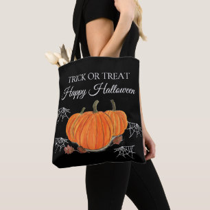 Halloween Süßer Kürbis Schwarze Spinnennetze Moder