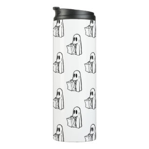 Halloween, Süßer Weißer Geist, Süßes oder Saures, Thermosbecher