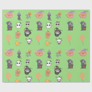 Halloween süßes Chibi Geschenkpapier