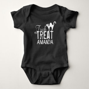 Halloween Süßes oder Saures Launischer Geist Augen Baby Strampler