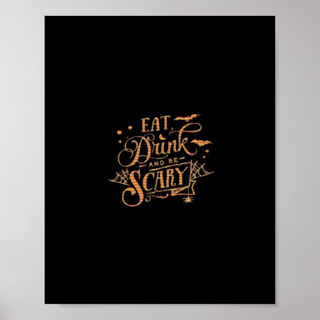 Halloween Süßes oder Saures  Poster (Vorne)