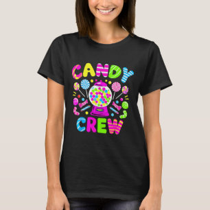 Halloween-Süßigkeiten-Crew Süßigkeiten-Kostüm Frau T-Shirt