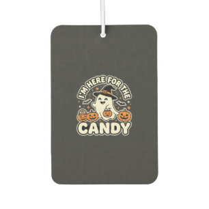 Halloween Süßigkeiten Geist Kürbis Design Autolufterfrischer