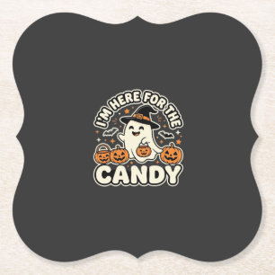 Halloween Süßigkeiten Geist Kürbis Design Untersetzer