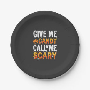 Halloween-Süßigkeiten Grusel-Geister-Design_1 Pappteller