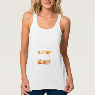 Halloween-Süßigkeiten Grusel-Geister-Design_1 Tank Top