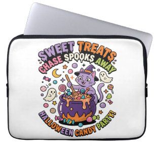 Halloween Süßigkeiten Kessel Gruselige Süßigkeiten Laptopschutzhülle