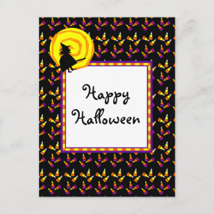 Halloween-Süßigkeiten-Mais-Postkarten Postkarte