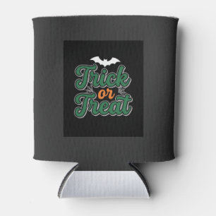 Halloween-Süßigkeiten oder Saures Fledermaus-Webde Dosenkühler