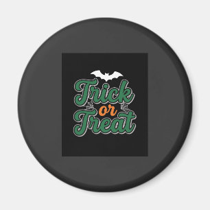 Halloween-Süßigkeiten oder Saures Fledermaus-Webde Magnet