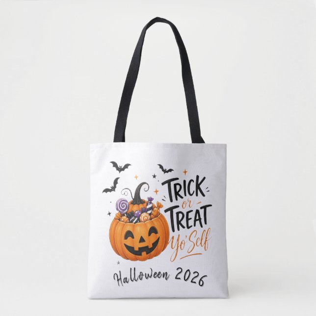 Halloween-Süßigkeiten oder Saures für dich selbst- (Vorderseite)