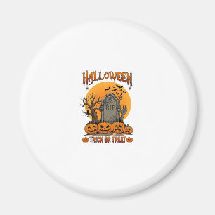 Halloween-Süßigkeiten-oder-Saures-Grabstein-Zombie Magnet
