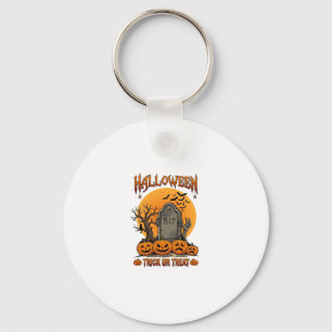 Halloween-Süßigkeiten-oder-Saures-Grabstein-Zombie Schlüsselanhänger