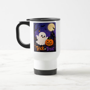 Halloween-Süßigkeiten oder Saures Reisebecher