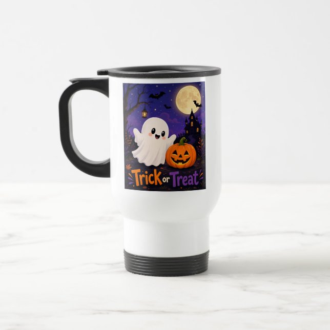 Halloween-Süßigkeiten oder Saures Reisebecher (Links)