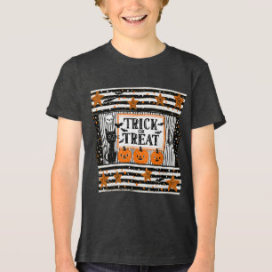 Halloween-Süßigkeiten oder Saures Tri-Blend Shirt