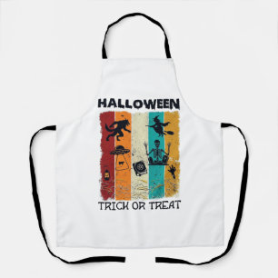 Halloween Süßigkeiten oder Saures Werwolf Hexe Ske Schürze