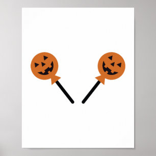 Halloween-Süßigkeiten Poster