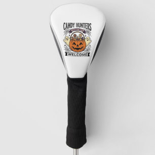 Halloween-Süßigkeiten Sammler Vintage Gravur Kürbi Golf Headcover