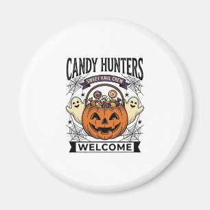 Halloween-Süßigkeiten Sammler Vintage Gravur Kürbi Magnet