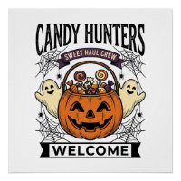 Halloween-Süßigkeiten Sammler Vintage Gravur Kürbi