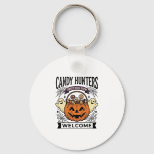 Halloween-Süßigkeiten Sammler Vintage Gravur Kürbi Schlüsselanhänger