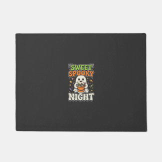 Halloween-Süßigkeiten-Schreckensnacht Fußmatte