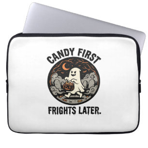 Halloween-Süßigkeiten-Schreckensnacht Laptopschutzhülle