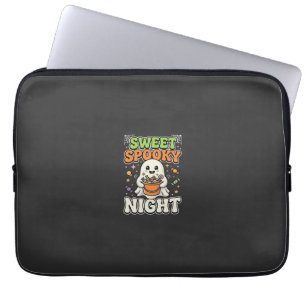 Halloween-Süßigkeiten-Schreckensnacht Laptopschutzhülle