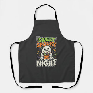 Halloween-Süßigkeiten-Schreckensnacht Schürze