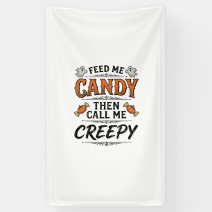 Halloween-Süßigkeiten-Shirt Lustiger Gruseliger Sp Banner
