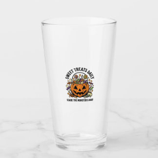 Halloween-Süßigkeiten-Shirt Süßes Monster-Behandlu Glas