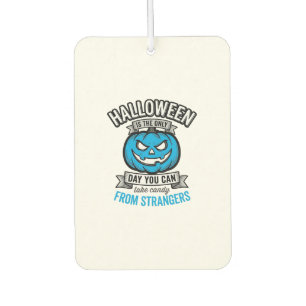 Halloween-Süßigkeiten von Fremden Vintage-Kürbis-D Autolufterfrischer