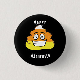 Halloween-Süßigkeits-Mais kacken Emoji Button